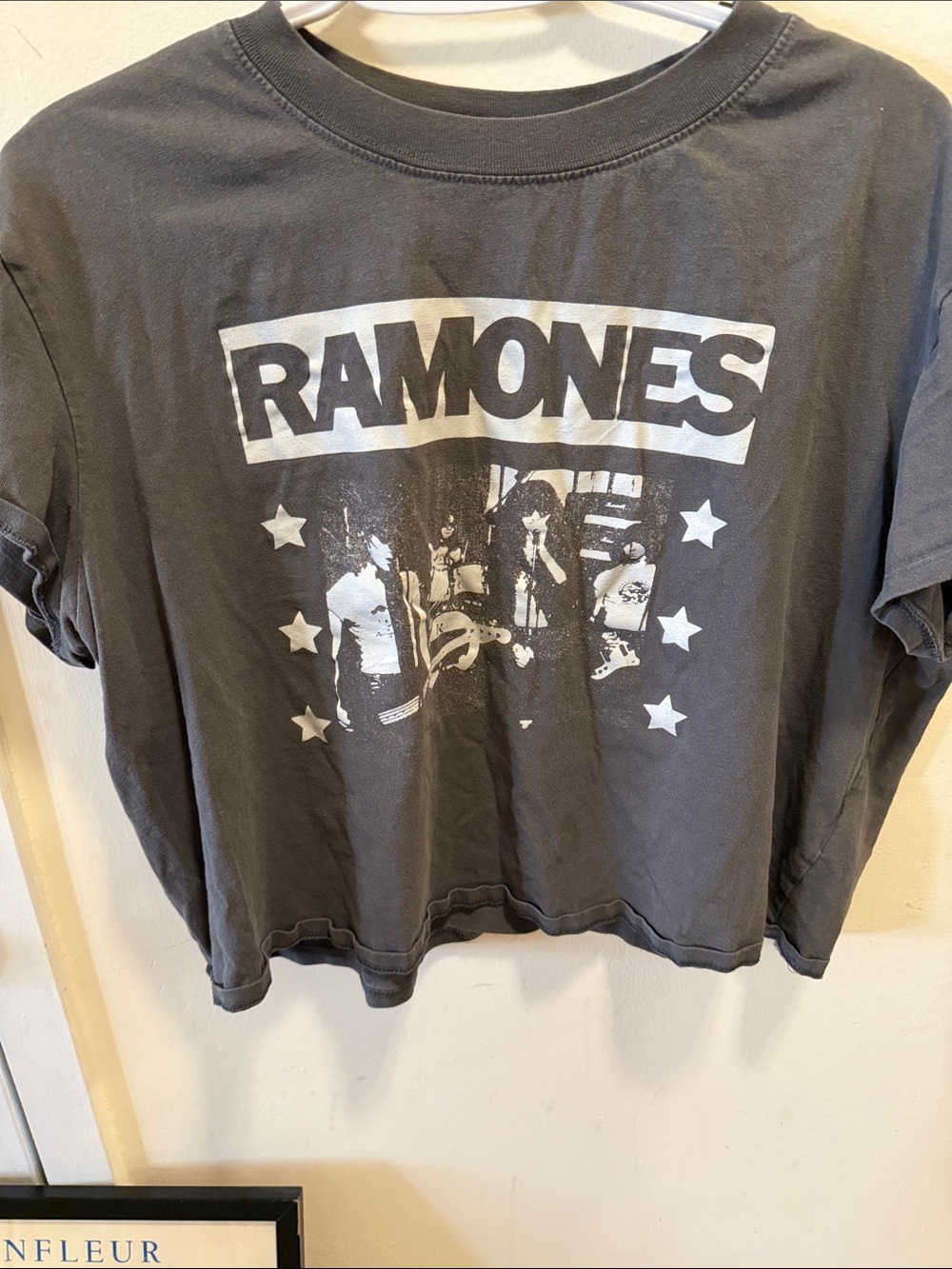 H&M Charcoal Gray Ramones Graphic Tee